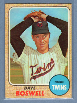 1968 Topps #322 Dave Boswell   EX-MT  GO550