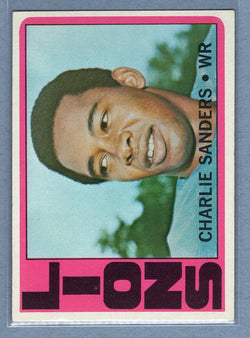 1972 Topps #60 Charlie Sanders (HOF)(4) EX-MT  GO79
