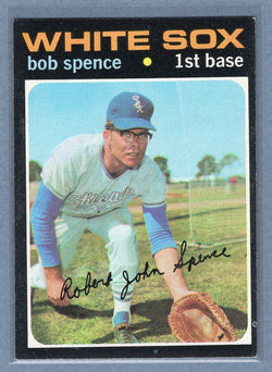 1971 Topps #186 Bob Spence (st)  VG  GO550