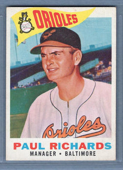 1960 Topps #224 Paul Richards EX-MT  Set Break C