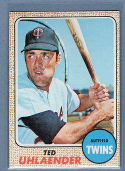 1968 Topps 28 Ted Uhlaender VG-EX SET BREAK