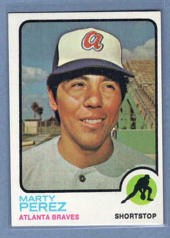 1973 Topps #144 Marty Perez  EX-MT  GO443
