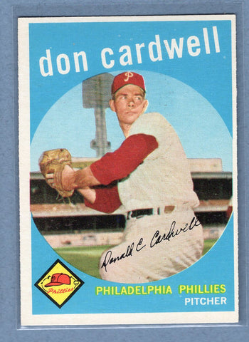 1959 Topps #314 Don Cardwell EX-MT    GO177