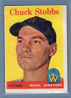 1958 Topps #239 Chuck Stobbs (b) VG  GO501