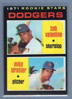 1971 Topps #188 Dodgers Rookies (Bobby Valentine)   EX  GO550