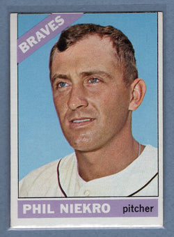 1966 Topps #28 Phil Niekro (HOF) EX  GO301