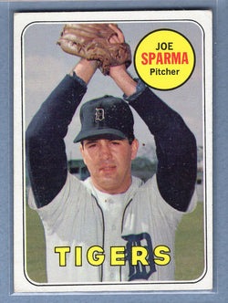 1969 Topps #488 Joe Sparma  EX  GO602