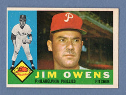 1960 Topps #185 Jim Owens EX-MT  GO240A