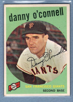 1959 Topps #87 Danny O'Connell(st) VG  GO200