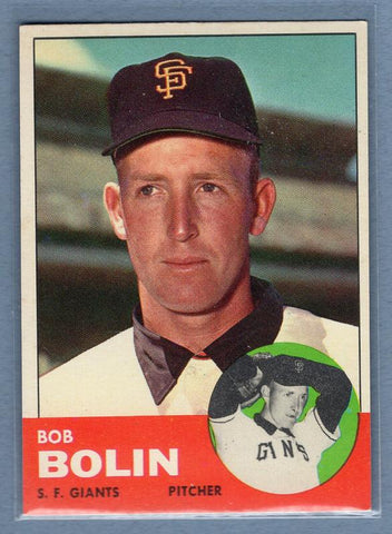 1963 Topps #106 Bob Bolin NM  GO54