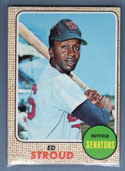 1968 Topps 31 Ed Stroud VG-EX SET BREAK