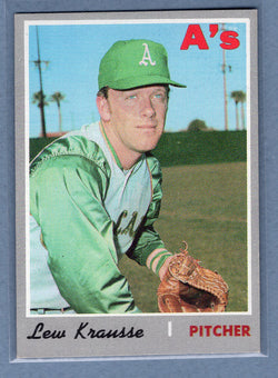 1970 Topps #233 Lew Krausse  EX-MT  GO680