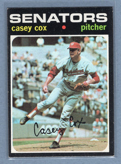 1971 Topps #82 Casey Cox (a) EX  GO950