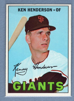 1967 Topps #383 Ken Henderson VG  GO446