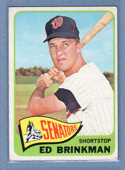 1965 Topps #417 Ed Brinkman (b) VG-EX  GO375