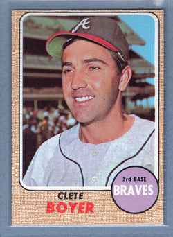 1968 Topps #550 Clete Boyer EX-MT  GO123