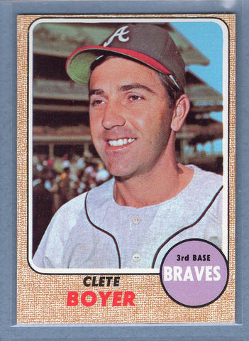 1968 Topps #550 Clete Boyer EX-MT  GO123