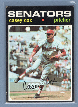 1971 Topps #82 Casey Cox (b) EX  GO950