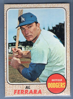 1968 Topps 34 Al Ferrara VG-EX SET BREAK