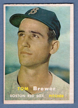 1957 Topps #112 Tom Brewer EX  GO215