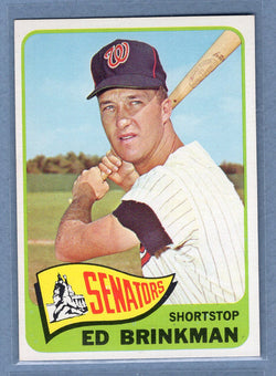 1965 Topps #417 Ed Brinkman (c) EX-MT  GO375