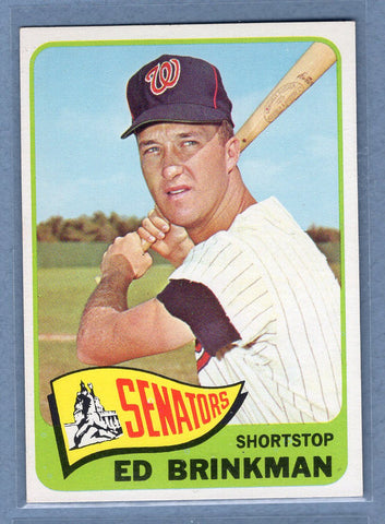 1965 Topps #417 Ed Brinkman (c) EX-MT  GO375