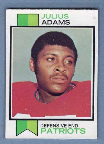 1973 Topps #278 Julius Adams EX-MT  High Grade Set Break