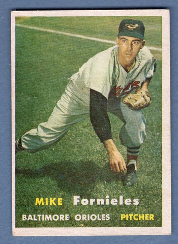 1957 Topps #116 Mike Fornieles EX  GO215