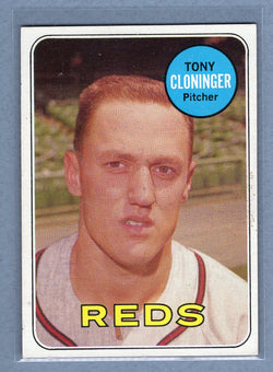1969 Topps #492 Tony Cloninger (st) (b) VG  GO602