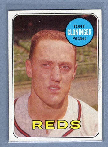 1969 Topps #492 Tony Cloninger (st) (b) VG  GO602