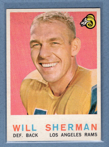 1959 Topps #127 Willard Sherman EX-MT  GO159