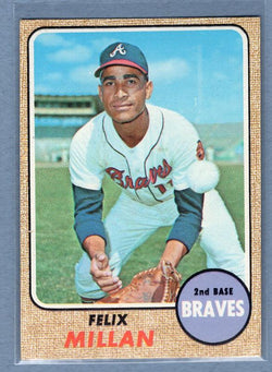 1968 Topps #241 Felix Millan EX-MT  GO534