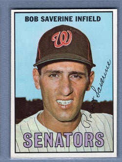 1967 Topps #27 Bob Saverine EX-MT  GO100