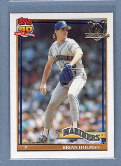 1991 Topps Desert Shield #458 Brian Holman  NM  GO600