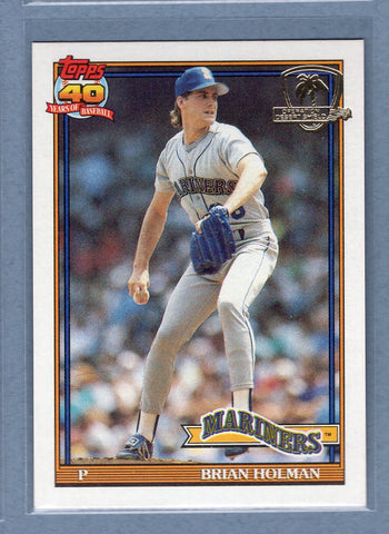 1991 Topps Desert Shield #458 Brian Holman  NM  GO600