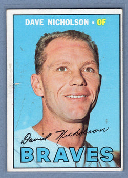 1967 Topps #113 Dave Nicholson (st) VG  GO215