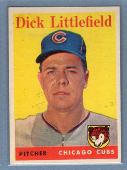 1958 Topps #241 Dick Littlefield (st) (mk) (d) VG  GO501