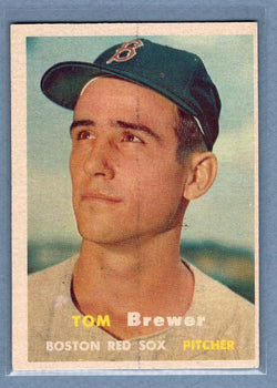 1957 Topps #112 Tom Brewer EX  GO188