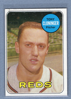 1969 Topps #492 Tony Cloninger (c) EX-MT  GO602