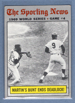 1970 Topps #308 World Series Game 4   VG  GO450