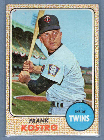 1968 Topps 44 Frank Kostro VG-EX SET BREAK