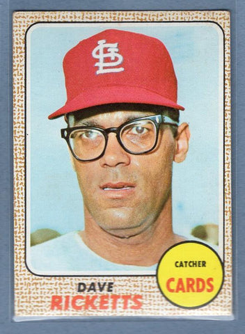1968 Topps 46 Dave Ricketts VG-EX SET BREAK