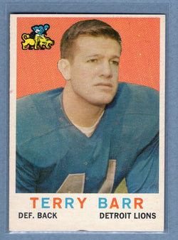1959 Topps #14 Terry Barr  VG-EX  GO801