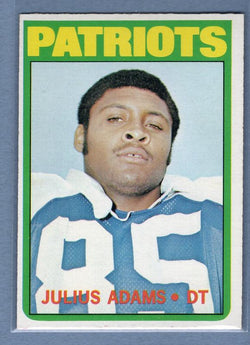 1972 Topps #97 Julius Adams(3) EX-MT  GO79