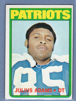 1972 Topps #97 Julius Adams(4) EX-MT  GO79