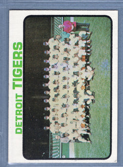 1973 Topps #191 Detroit Tigers Team  (a) EX-MT  GO669