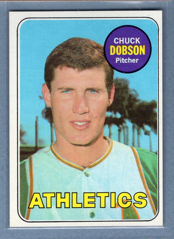 1969 Topps #397 Chuck Dobson (a) EX-MT  GO700