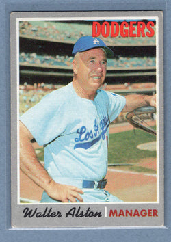1970 Topps #242 Walt Alston (HOF)  VG-EX  GO680