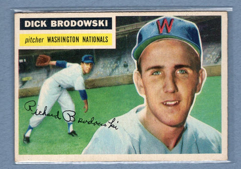 1956 Topps #157 Dick Brodowski (GB) EX  GO67