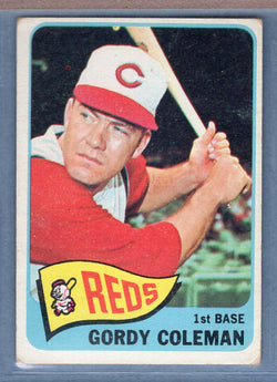 1965 Topps #289 Gordy Coleman VG  GO320
